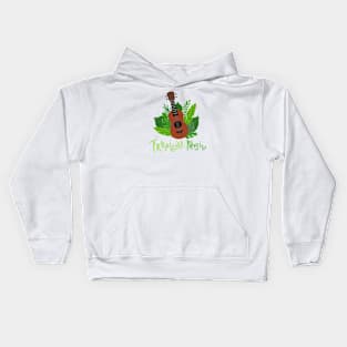 Tropical music Kids Hoodie